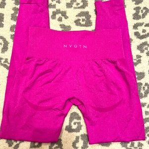 NVGTN contour seamless leggings, worn twice